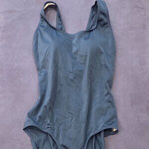 LLBean one piece, black bathing suit